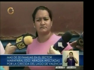 Personas que invadieron terrenos en Aragua adyacentes al Lag