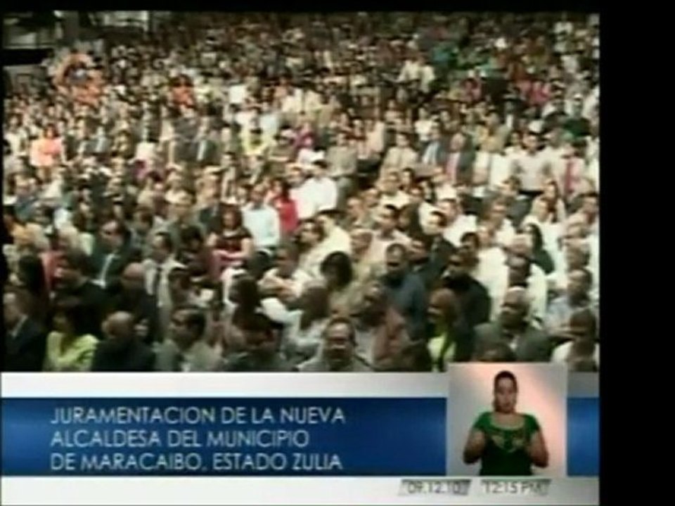 Discurso de la esposa de Manuel Rosales, Eveling Trejo de Ro