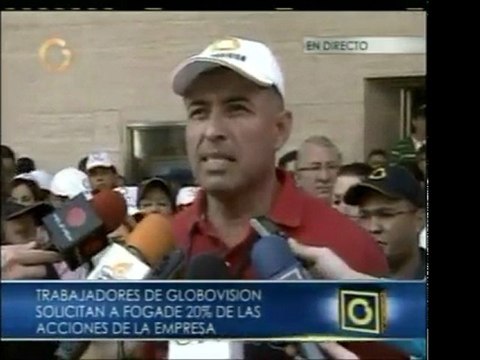 Trabajadores de Globovisión fueron a Fogade pidiendo que si