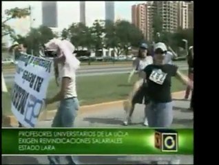 En la UCLA, en el estado Lara, los profesores universitarios