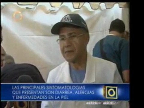 Revisión médica para afectados por las lluvias desde Mamera