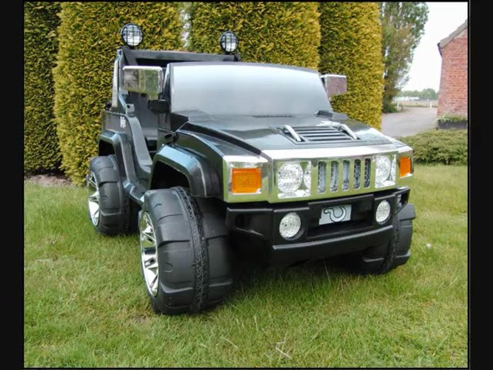 MAXI 4X4 electrique enfant inspiré HUMMER 12V 2places -Version Luxe -