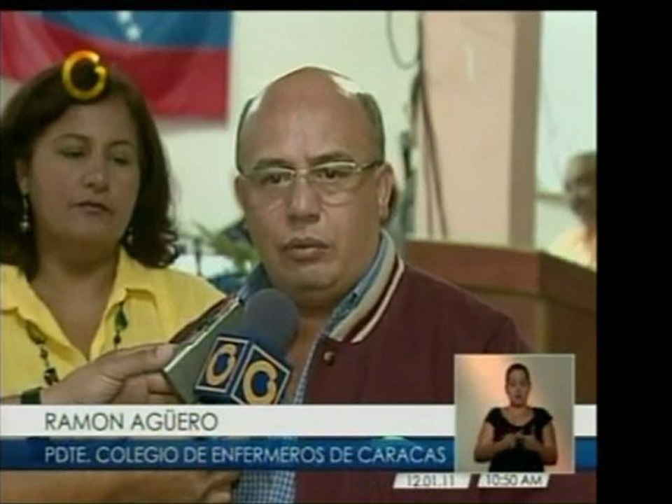Pdte. del Colegio de Enfermeros de Caracas pide reconsiderar