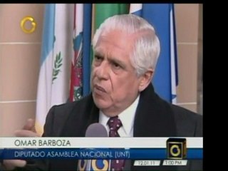 Diputados de la Mesa de la Unidad Democrática hablan de su r