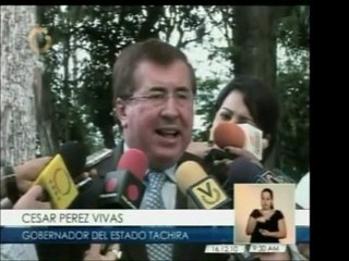 Gobernador Pérez Vivas rechaza la habilitante para Pdte. por