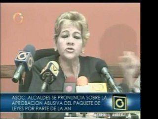 Asoc. "Alcaldes del Pueblo" se pronuncia contra de paquete d