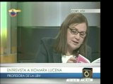 La profesora de la UBV, Xiomara Lucena, apoya la nueva ley o