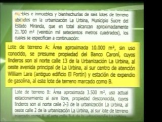Detalles sobre la adquisición forsoza de seis lotes de terre