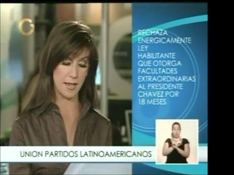 Unión de Partidos Latinoamericanos rechaza las reformas a la