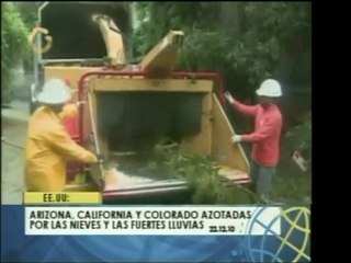 Arizona, California y Colorado son azotadas por nevadas y fu