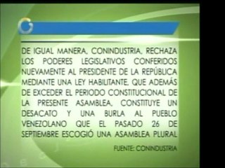 Conindustria expresa su solidaridad con los productores agro