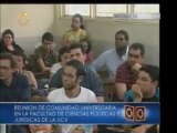 La comunidad universitaria lleva acabo una asamblea en la UC
