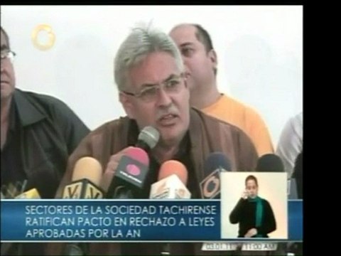 Diversos sectores de la sociedad tachirense se solidarizan c