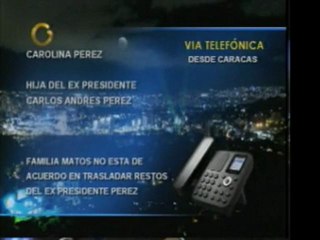 Hija de expresidente Carlos Andrés Pérez informó que familia