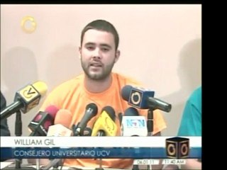 Pdte. del FCU, Diego Sharifker, y William Gil, del Consejo U