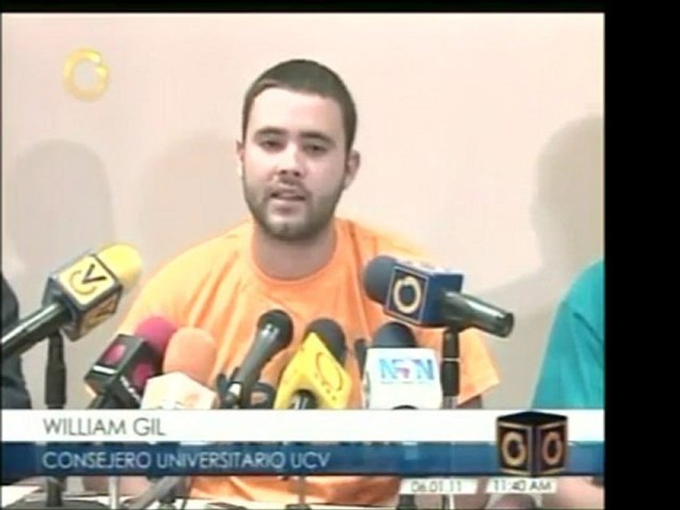 Pdte. del FCU, Diego Sharifker, y William Gil, del Consejo U