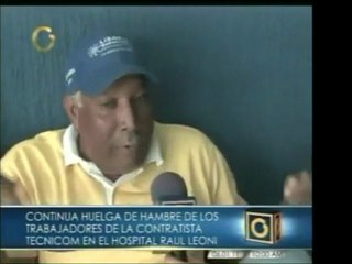 Trabajadores de Tecnicom, empresa que remodelaba el hosp. de
