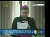 La Conferencia Episcopal Venezolana inicia el año con un men