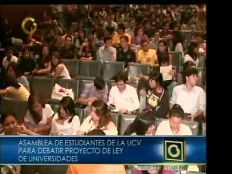 Estudiantes universitarios inician discusiones sobre la ley