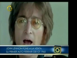 Se subastará el primer automóvil del cantante John Lennon, u
