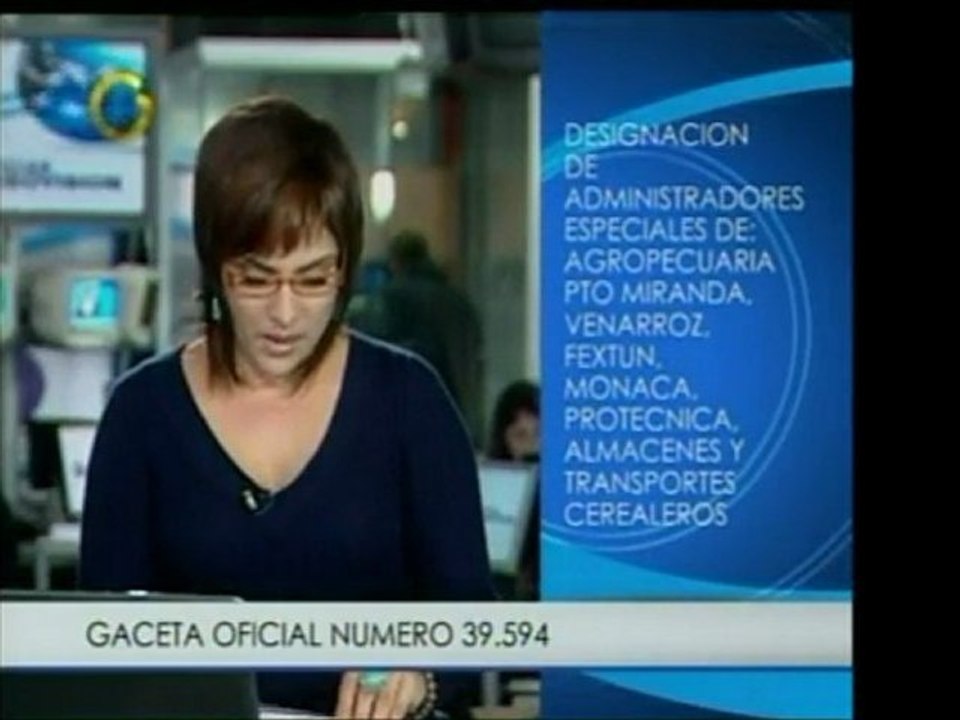 El Ejecutivo Nacional designa administradores especiales par