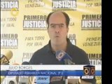 El diputado Julio Borges se refirió al llamado al diálogo qu