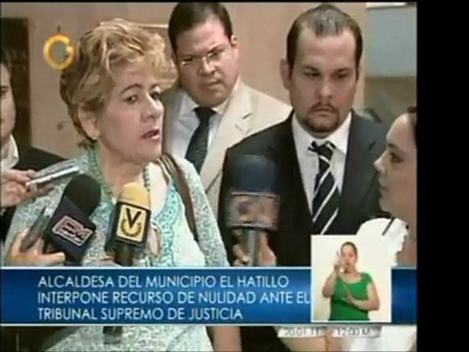 Alcaldesa Myriam Donascimento, interpuso ante el TSJ un recu