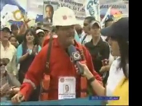 Ex trabajadores petroleros del Zulia protestaron en Caracas