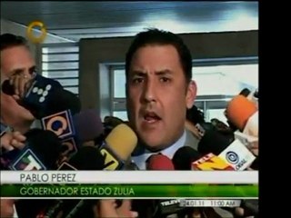 Gobernador del Zulia, Pablo Pérez, asegura que además del pr