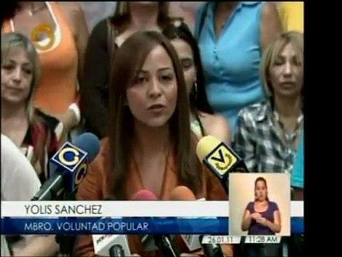 El partido Voluntad Popular invita a todas las mujeres a par