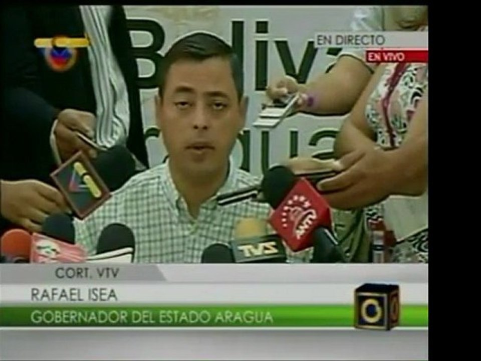 Gob. de Aragua Rafael Isea declara e informa sobre la explos