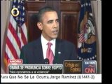 Presidente de EEUU, Barack Obama: transición en Egipto 