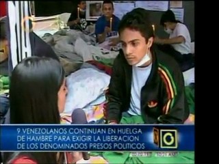 Los nueve huelguistas de hambre en la OEA están más débiles