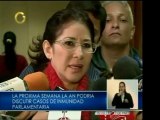 Dip. Cilia Flores, de la Com. de Política, informa que se fi