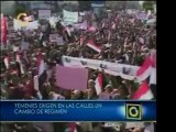 En Yemen cientos de personas protestaron en las calles de do