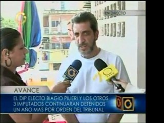 Biaggio Pillieri y demás acusados en su caso continuarán det