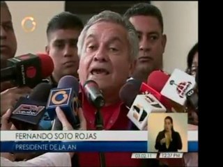 Pdte. de la AN, Soto Rojas (PUSV), pedirá preguntas por escr