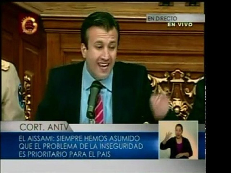 Min. El Aissami: el Gobierno "no subestima" la inseguridad.