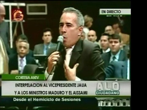 Intervención del diputado Freddy Bernal en la interpelación