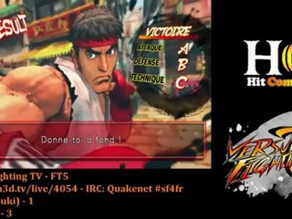 VERSUS FIGHTING TV: Ezo(Ryu) vs Zamul(Gouki) FT5