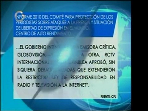 Comité para la Protección a los Periodistas critica acciones