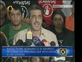 El diputado electo llegó a la sede de la OEA y manifestó su