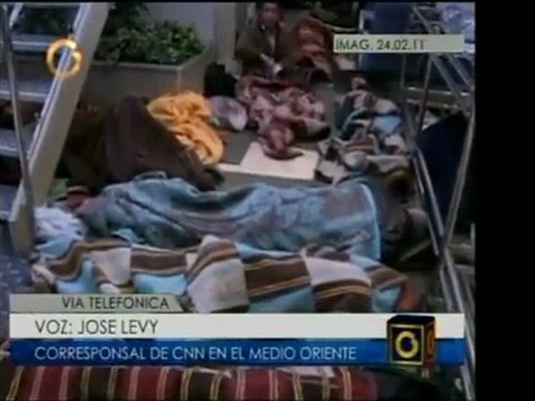 Corresponsal de CNN reporta para Globovisión desde Libia. Ha