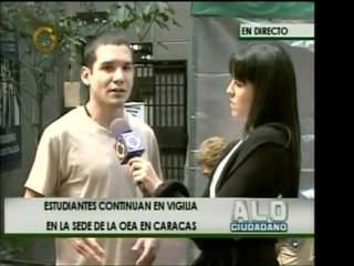 Julio César Rivas, de JAVU, habla desde la OEA sobre las con