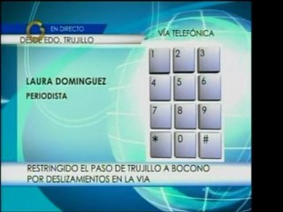 El paso entre Trujillo y Boconó se encuentra interrumpido po
