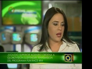Globovisión está legalmente incapacitado para transmitir el