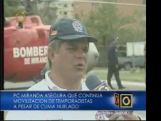 Director de Protección Civil Miranda informa que continúa la