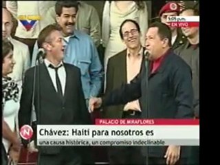 Presidente Chávez sostuvo reunión con el actor estadounidens