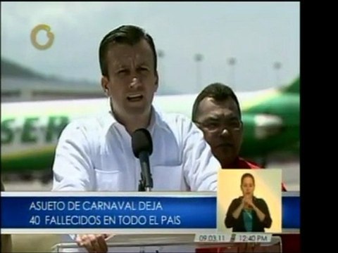 Ministro de Interior y Justicia, Tareck El Aissami, informó