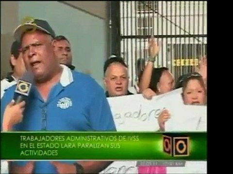 En Lara trabajadores administrativos del IVSS paralizaron su